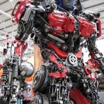 Transformers Optimus reciclado 02